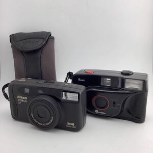 カメラまとめ　2点　Nikon ニコン zoom500 AF Basic 45CAMERA フィルムカメラ 昭和　レトロ　[k8090-y183]