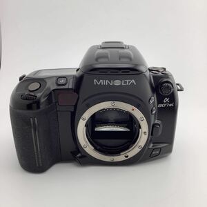 MINOLTA a807si ミノルタ ブラックボディー フィルムカメラ 昭和 レトロ 通電確認済み【k8133-y195】