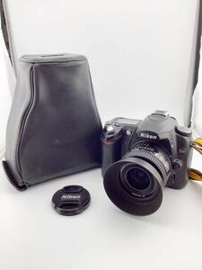 Nikon ニコン D50 一眼レフカメラ ブラックボディ Nikon AF NIKKOR 35mm 1:2 D ケース　カメラレンズセット　バッテリー付き (k5468-y154)