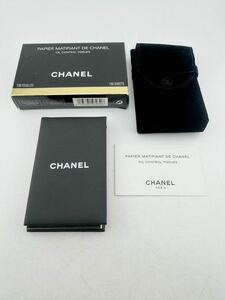 CHANEL Chanel oil control tissue ..... paper mirror attaching cosmetics correcting box attaching [k3004]