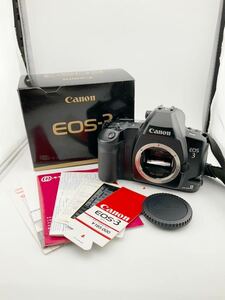 Canon EOS-3 ボディ フィルムカメラ デジタル一眼レフカメラ キャノン 通電確認済み (k5558-n93)