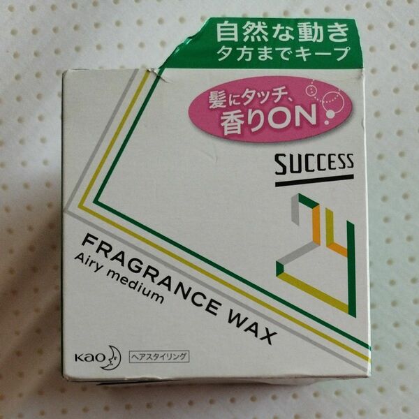 サクセス24 フレグランスワックス エアリーミディアム 80g 花王 1個
