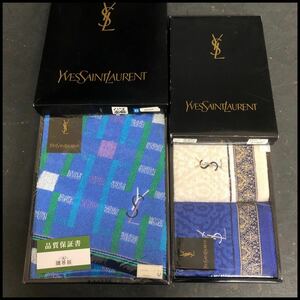 未使用保管品 Yves Saint Laurent イヴ・サンローラン バスタオル フェイスタオル イブサンローラン ブランド 