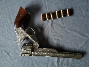 フランクリンミント　モデルガン飾り銃　ウッドハンドル