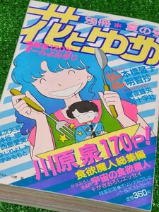 女性コミック　別冊　花とゆめ　1985年夏の号　満腹度120%　オールよみきり　川原泉　本橋馨子　 魔夜峰央　明智抄　神谷悠　森次矢尋　