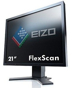 【稼働5000h未満】 EIZO FlexScan S2133 21.3インチ非光沢IPSパネル UXGA 1600x1200ドット DisplayPort/DVI-D/アナログRGB入力