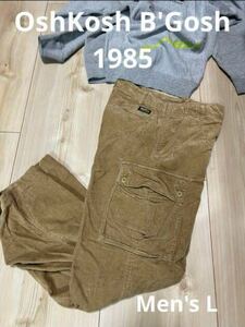  прекрасный товар OshKosh B'Gosh 1985 хлопок велюр мужской cargo L