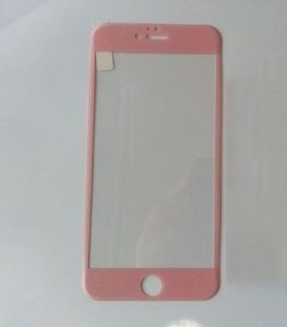 新2枚セット 送料無料 iPhone6s iphone6 ガラス フィルム 全面 保護 アイフォン ピンク シール シート カバー 在庫処分 ピンク