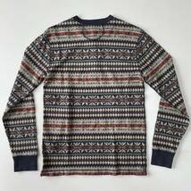 【未使用】RRL “Fair Isle Jacquard Henley” S フェアアイル ジャガード ニット ヘンリーネック シャツ Ralph Lauren ヴィンテージ_画像5