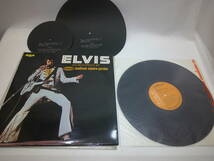 LP エルビスプレスリー レコード 日本版英文歌詞付き ライヴ Elvis Presley inNewyork madison square garden_画像1