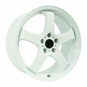 新品ホイール FINALIST FZ-S5 17x7.0 +45 114.3x5 WHT 4枚セットの画像2