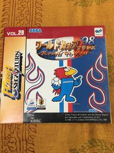 SS оценочная версия soft World Cup 98 Франция SEGA Sega Saturn не продается flash Sega Saturn VOL.29