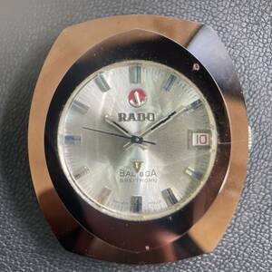 [S3-6]【稼働品】RADO ラドー BALBOA V バルボア ベルト無し 39642016 27 自動巻き カットガラス デイト メンズ 腕時計