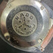 [S3-6]【稼働品】RADO ラドー BALBOA V バルボア ベルト無し 39642016 27 自動巻き カットガラス デイト メンズ 腕時計_画像4