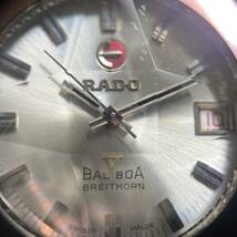 [S3-6]【稼働品】RADO ラドー BALBOA V バルボア ベルト無し 39642016 27 自動巻き カットガラス デイト メンズ 腕時計_画像10