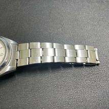 [S3-7]【稼働品】SEIKO5 セイコー5 7S26-0060 自動巻き デイデイト メンズ 腕時計 白文字盤 _画像9