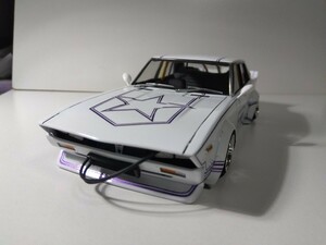 アオシマ1/24プラモデルケンメリスカイライン街道レーサー旧車グラチャン族車ワークス暴走族シャコタン注意※着払い