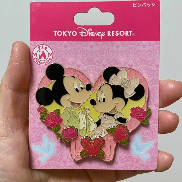 ☆新品・未使用品☆ 東京ディズニーランド　ピンバッジ　ウェディング　ミッキー ミニー TDL