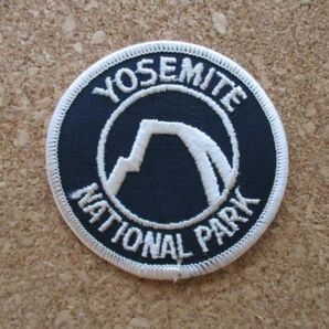 80s ヨセミテ国立公園 YOSEMITE NATIONAL PARK 刺繍ワッペン/登山Vintage観光patchロゴ ビンテージ旅行アウトドア土産USAパッチ自然 D22の画像1