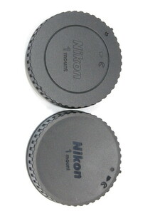 【 中古品 】Nikon LF-N1000+BF-N1000 1用 純正ボディーキャップ・レンズリアキャップセット ニコン [管2575NI]