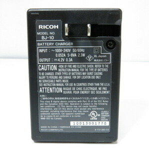 【 中古現状品 】RICOH BJ-10 純正充電器 リコー [管2513RI]の画像2