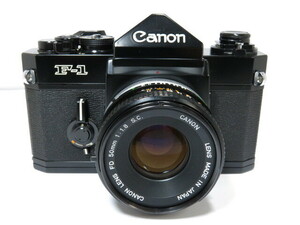【 中古 】Canon F-1 （後期）ボディー FD50mmF1.8 フイルムカメラ キヤノン [管CN2583]