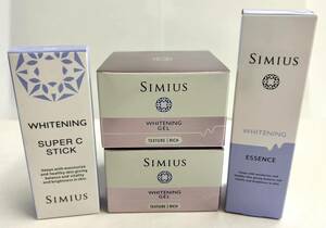 シミウス SIMIUS 薬用ホワイトニングジェル テクスチャーリッチ 60g×2 /薬用美白ホワイトC美容液30ml /スーパーCスティック2.7g 
