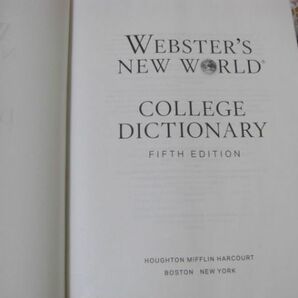 辞書洋書 4冊 Dictionary of Etymology、Merriam-Webster's、College Dictionary、Oxford English Etymology C8の画像6