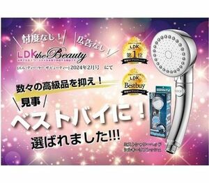  LDK ベストバイ ミストシャワーヘッド プレミアムナノバブル 節水 未使用 クーポンお使いください！