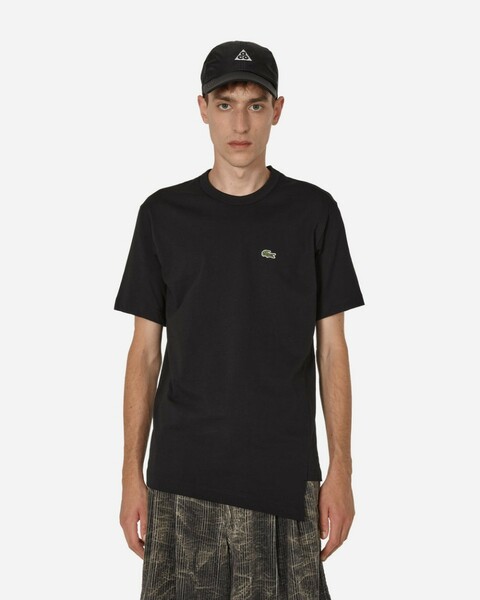 コムデギャルソン Comme des Garcons Lacoste ラコステ Crew Tシャツ コム・デ・ギャルソン シャツ black 黒 ブラック 新品 L 送料込