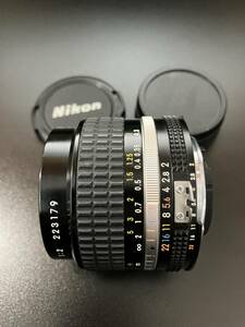 ニコン Nikon Ai-S NIKKOR 24mm F2 1:2 AIS　ニッコール　マニュアルレンズ　現状品　223179