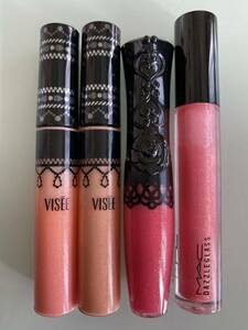 ANNA SUI Anna Sui MAC Mac VISEE Visee lipstick gloss 4 point set pink beige 