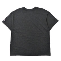 CHAMPION ビッグサイズ カレッジプリントTシャツ XL グレー コットン UNIVERSITY OF GEORGIA ホンジュラス製_画像3