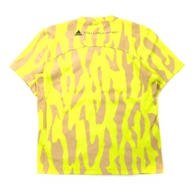 ADIDAS × STELLA MCCARTNEY フューチャープレイグラウンドTシャツ L イエロー コットン 総柄 FUTURE PLAYGROUND TEE GL7342 2020年モデル_画像3