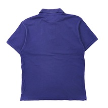 LACOSTE ポロシャツ 3 ネイビー コットン ワンポイントロゴ エルサルバドル製_画像3