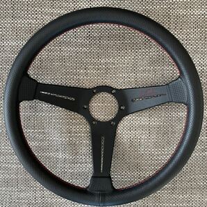 NARDI (ナルディ) N921NARDI SPORTS type ラリー 340 RED E.Nardi BLKパンチングレザー＆ブラックスポーク RED ディープコーンの画像1