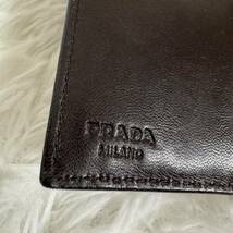 1円〜【良品】PRADA プラダ 二つ折り財布　パイソン革_画像8