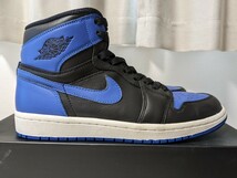 2013年 NIKE AIR JORDAN 1 RETRO HIGH OG VARSITY ROYAL US8.5 26.5cm ナイキ エアジョーダン ロイヤル 靴 ジョーダン ハイカット_画像5