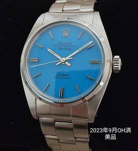 【OH済】ロレックス ROLEX オイスター プレシジョン 6427 腕時計 SS 手巻き リベットブレス/ROLEX 純正文字盤 カルティエＷネーム Cartier