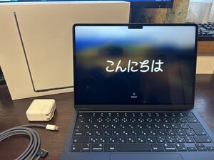 Apple MacBook Air M2 ( 8コア GPU 256GB SSD ) ミッドナイト　新品同様