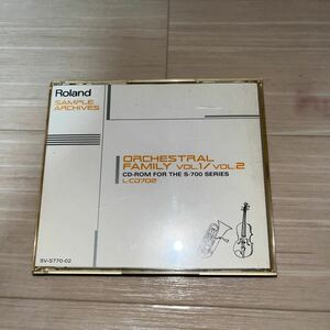 【S-700シリーズ用】Roland Sample Archives / Orchestral Family vol.1-2 (L-CD702)(2CD-ROM)【サンプリングCD】