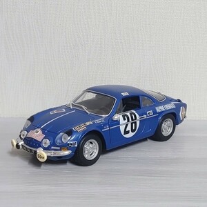 1/18 Alpine Renault 1600S 1971 モンテカルロ ラリー アルピーヌ ルノー 旧車 クラシック ダイキャスト ミニカー A110