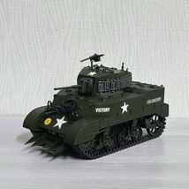 1/35 アメリカ軍 M5軽戦車 M5A1 スチュアートⅥ プラモデル 完成品 第二次世界大戦 戦車_画像1