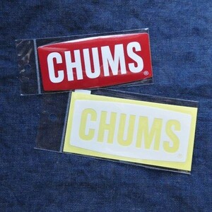 CHUMS ステッカー 2枚セット CH62-1072 CH62-1484 新品 防水素材