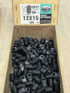 ALPS ”SOCKET SET SCREWS12×15くぼみ先45深穴型” 180個