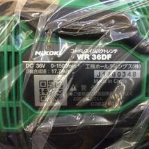 【WH-0098】未使用 HiKOKI ハイコーキ コードレスインパクトレンチ WR36DF 2XPSZ 電池2個+充電器 純正フルセット_画像6