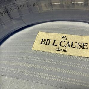百貨店販売品 BILL CAUSE形態 形態安定 ブルー織柄ワイシャツ M(39-78) レギュラーカラー 送料無料の画像3