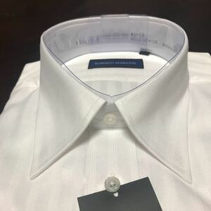 ROBERTOMARAZZI　白織柄ワイシャツ　M(39-84)　イージーケア　レギュラーカラー