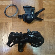 SHIMANO シフター リアディレイラー SL-M315 RD-TX800 8s_画像2