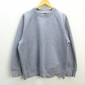 D■＋J ユニクロ/UNIQLO ドライスウェットシャツ 341-437820【L】灰/MENS/33【中古】